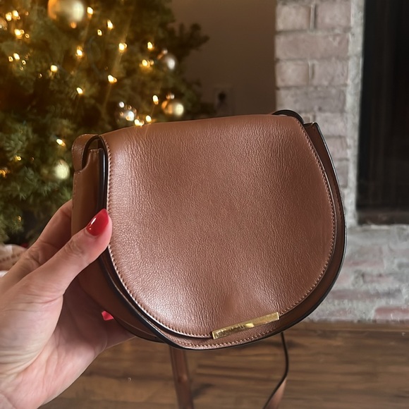 Cuyana Mini Leather Saddle Bag - Picture 2 of 5